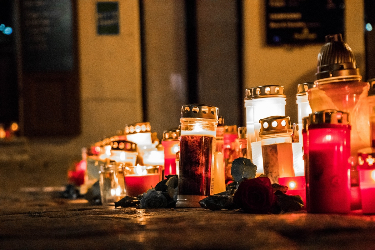 Bild 1: Kerzen in Wien.