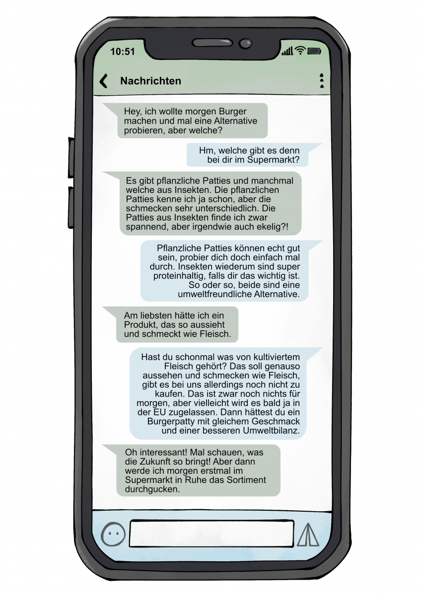 Bild 2: Für welches alternative Burgerpatty soll ich mich entscheiden?