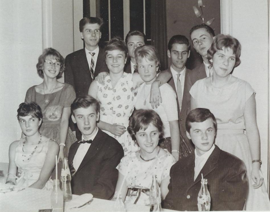 Tanzstunden in den 1950er. Foto: Private Aufnahme. Eigentum des Autors.