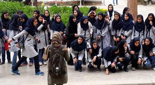 Trennung der Geschlechter. Foto: Private Aufnahme der Autoren. Isfahan, 2017.